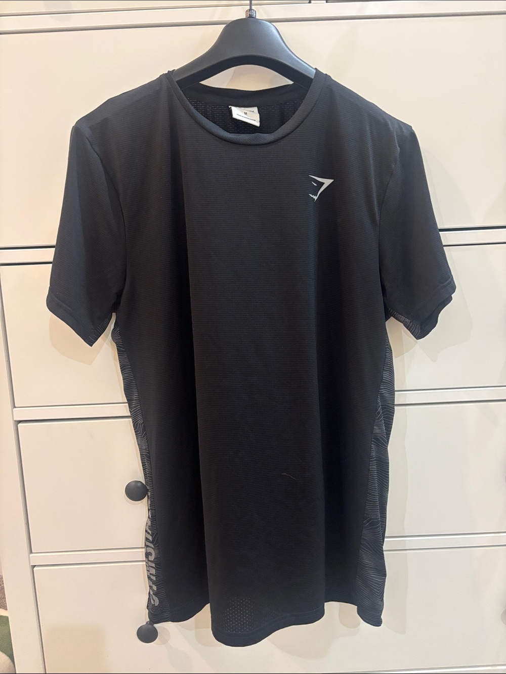Gymshark Black Short Sleeve Performance Tee